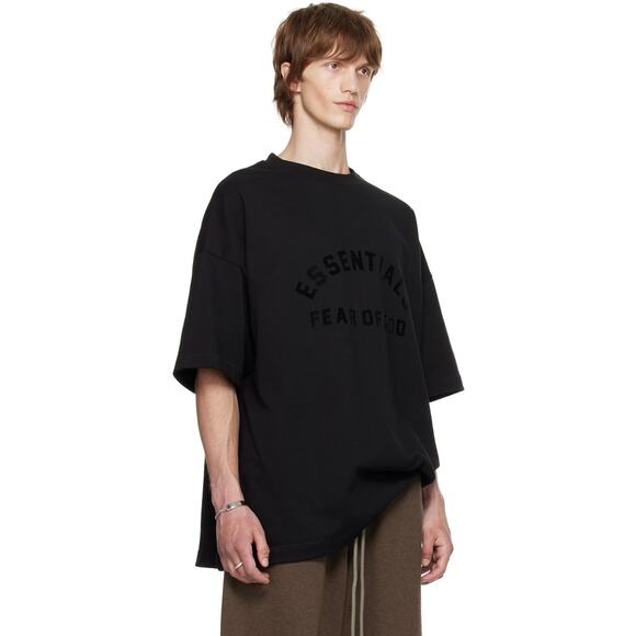 💎✨NEW WITH  TAG✨💎FEAR OF GOD ESSENTIALS TSHIRT BLACK - Picture 2 of 6